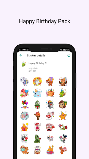 Greetings and Wishes Stickers Screenshot 3