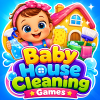 Baby House Cleaning Games