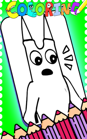 banban Garten 2 coloring game Screenshot 0