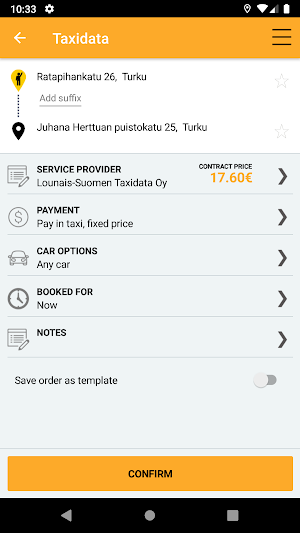 Taxidata Screenshot 3