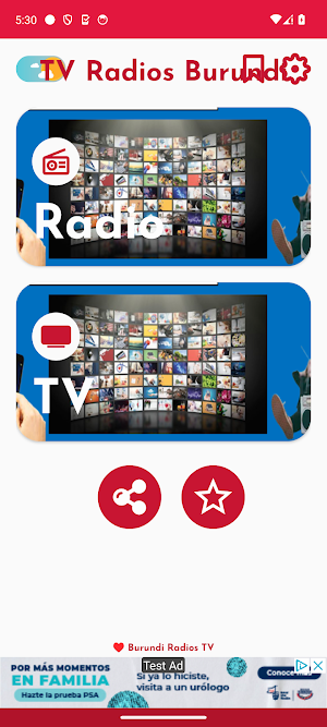 TV Radios Burundi Screenshot 1