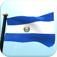 El Salvador Flag 3D Free