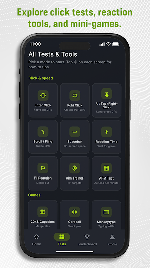 Click Speed Test: CPS Test Screenshot 2
