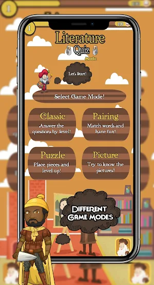 Literature Quiz Screenshot 2