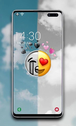 Emoji Wallpaper 😘😍😎 Screenshot 1