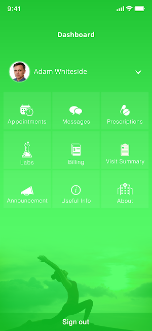 RIH Patient Portal Screenshot 0