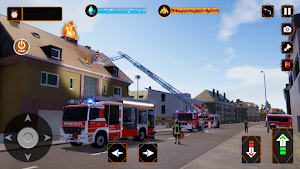 US Firefighter Fire Truck Game Screenshot 1