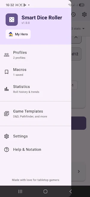 Smart Dice Roller Screenshot 0
