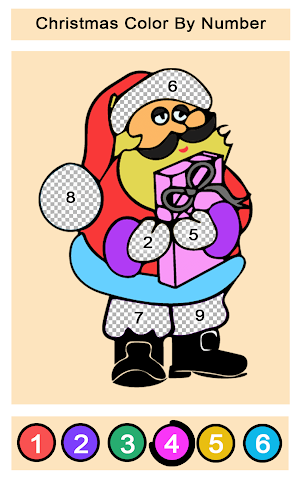 Christmas Color By Number Screenshot 0