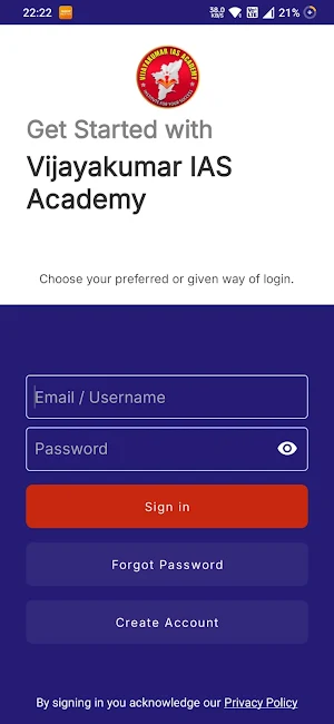 Vijayakumar IAS Academy Screenshot 3