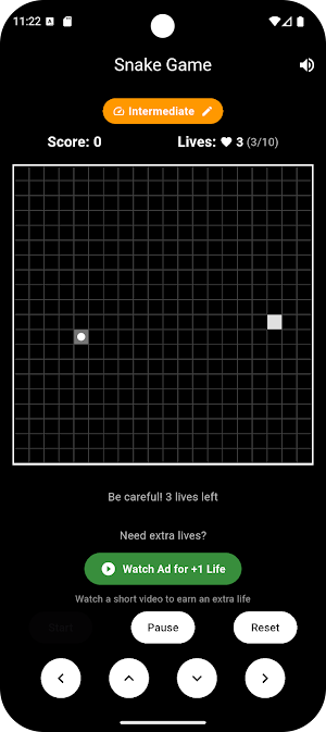 Snake Game Screenshot 3