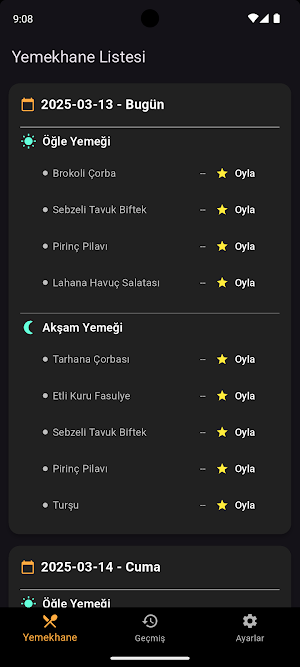 KÜN Yemek Listesi Screenshot 0
