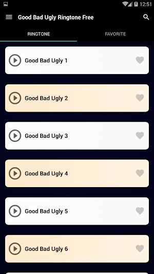 Good Bad Ugly Ringtone Free Screenshot 1