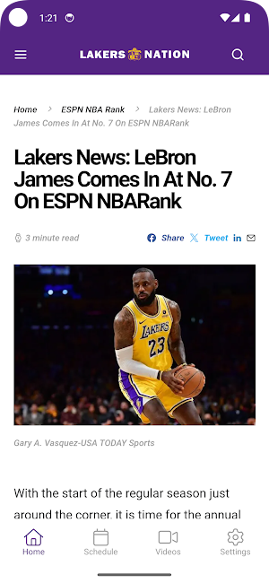 LakersNation.com Screenshot 1