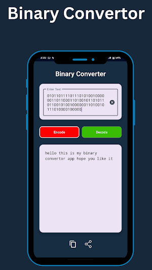 Binary Converter Screenshot 0