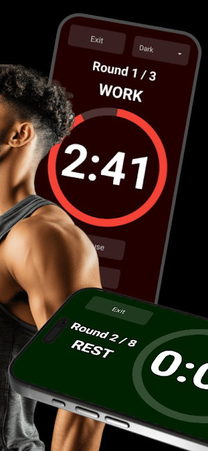 Fight Clock: Boxing/HIIT Timer Screenshot 1