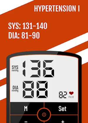 Blood Pressure Tracker App log Screenshot 2