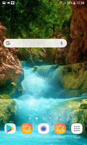 Crystal Water Live Wallpaper Screenshot 2