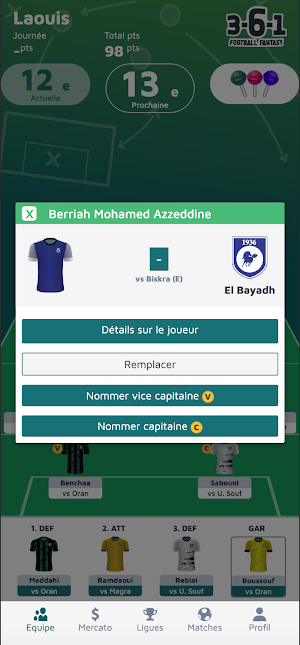 361 Football Fantasy Screenshot 1