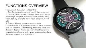 Stacked Purple Green Wear OS Screenshot 2