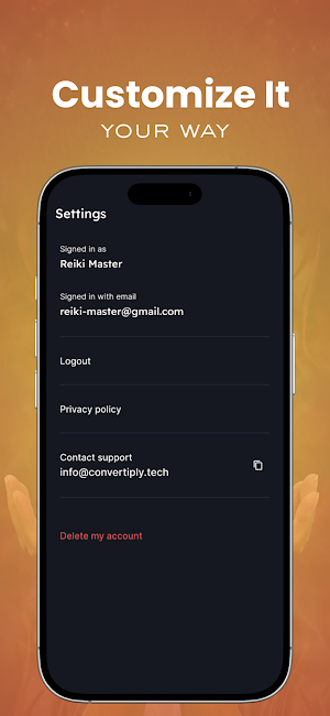 Reiki Assist Screenshot 3