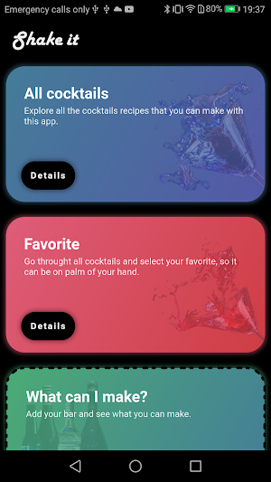 Cocktails Screenshot 0