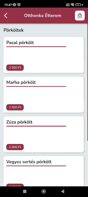 Otthonka Étterem Screenshot 1