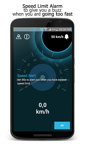 WhatSpeed: With Speeding Alarm Screenshot 1