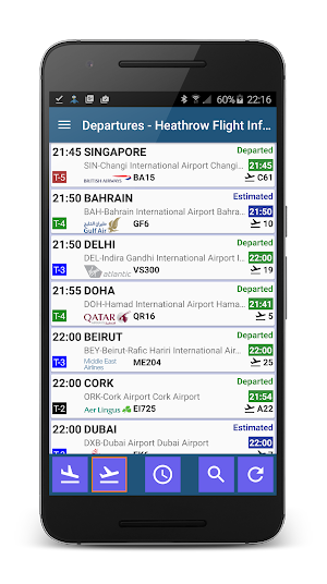 Miami Airport: Flight Information Screenshot 1