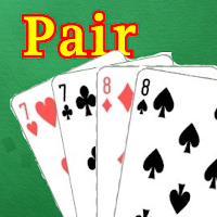 Playing Cards Game Two Pairs