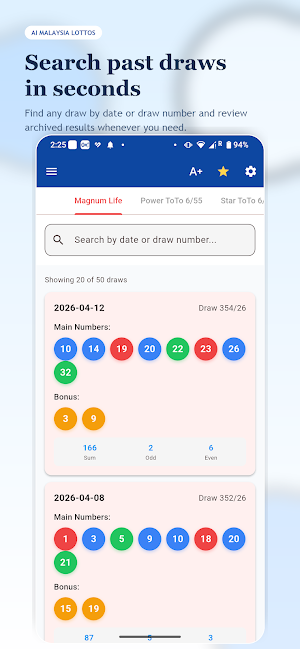 Ai Malaysia lottos smart picks Screenshot 1