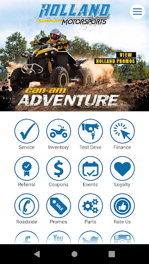 Holland Motorsports App Screenshot 1