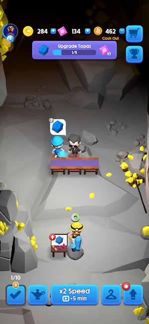 Idle Mine! Earn Real Bitcoin Screenshot 1