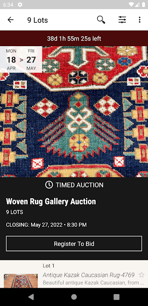 Woven Rug Gallery Screenshot 1