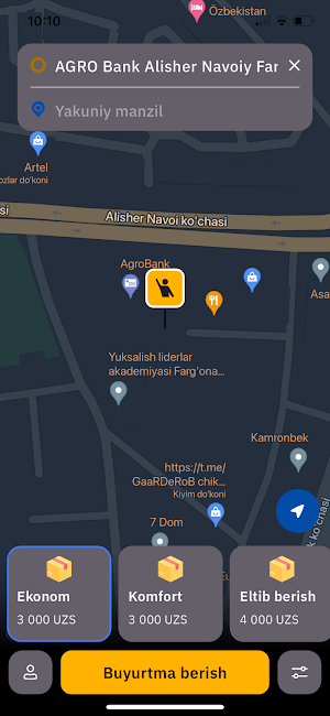 Yengil Taxi Screenshot 0