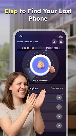 Phone Finder -No Touch Screenshot 0