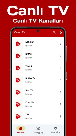 Canlı TV - Türk Kanalları izle Screenshot 0