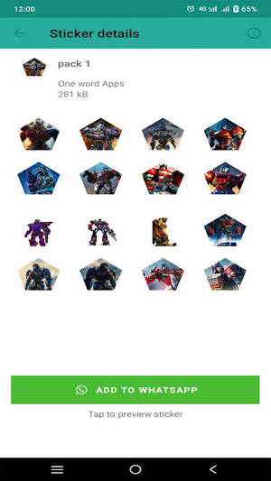 WAStickers - Optimus Stickers Screenshot 1