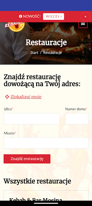 Kebab & Bar Mosina Screenshot 0