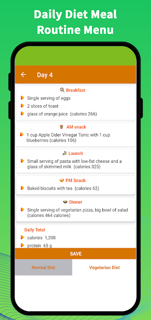 Diet Plan Weight Loss - 30 Day Screenshot 1