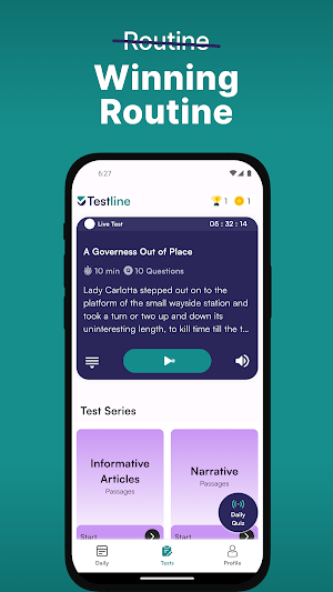 Banking Exam Prep - Testline Screenshot 1