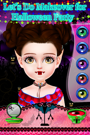 Halloween Girls Makeup Game: Makeover Spa Salon Screenshot 2