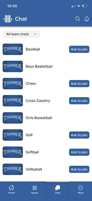 Hinkley Thunder Athletics Screenshot 2
