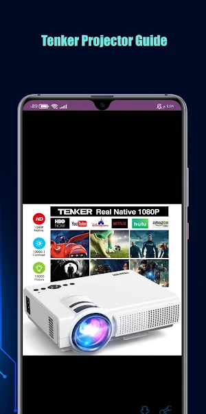 Tenker Projector Guide Screenshot 2