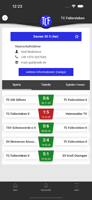 TC Fallersleben Screenshot 2