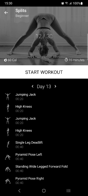 Splits. Stretching 4 beginners screenshot 2