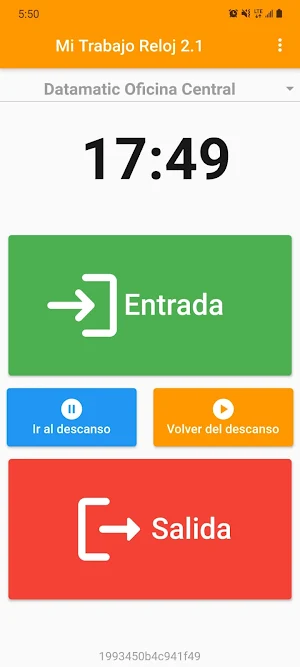 Mi Trabajo Reloj Multiempresa Screenshot 0