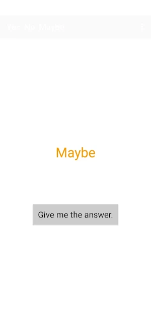 Yes, No, Maybe Screenshot 2