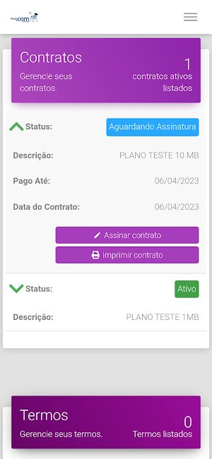 Rede.com Cliente Screenshot 1