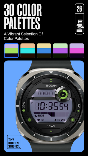 TKS 26 Digitro Watch Face Screenshot 2